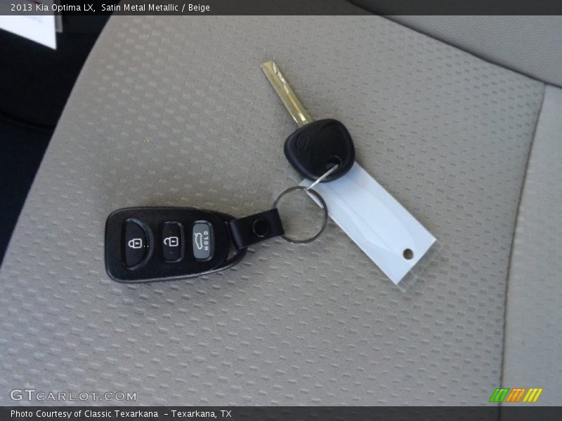 Satin Metal Metallic / Beige 2013 Kia Optima LX