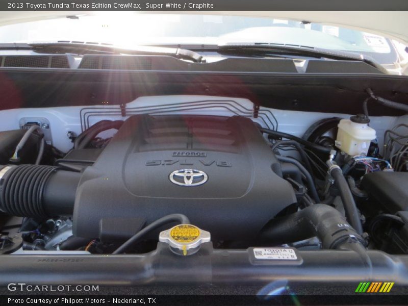 Super White / Graphite 2013 Toyota Tundra Texas Edition CrewMax