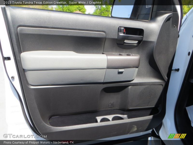 Super White / Graphite 2013 Toyota Tundra Texas Edition CrewMax