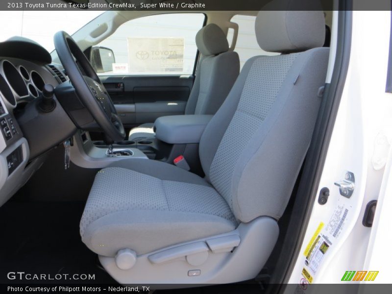 Super White / Graphite 2013 Toyota Tundra Texas Edition CrewMax