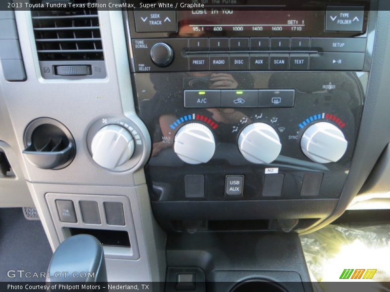 Super White / Graphite 2013 Toyota Tundra Texas Edition CrewMax