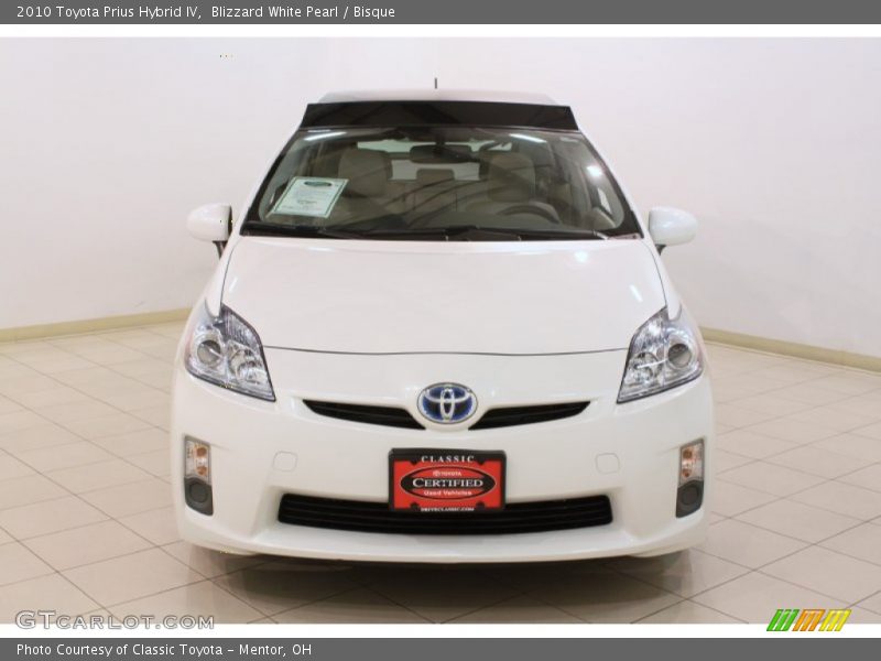 Blizzard White Pearl / Bisque 2010 Toyota Prius Hybrid IV