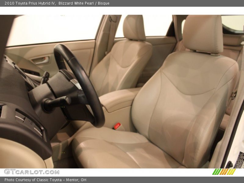 Blizzard White Pearl / Bisque 2010 Toyota Prius Hybrid IV