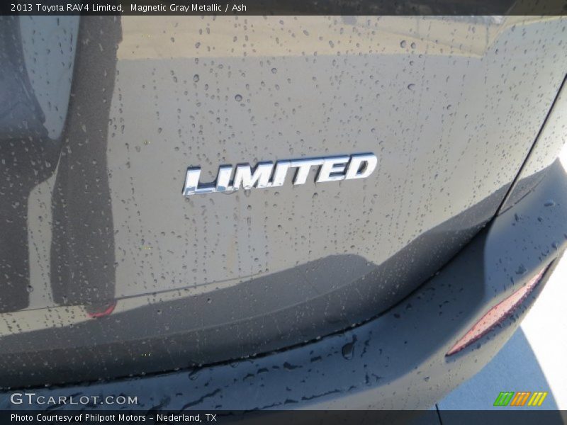 Magnetic Gray Metallic / Ash 2013 Toyota RAV4 Limited