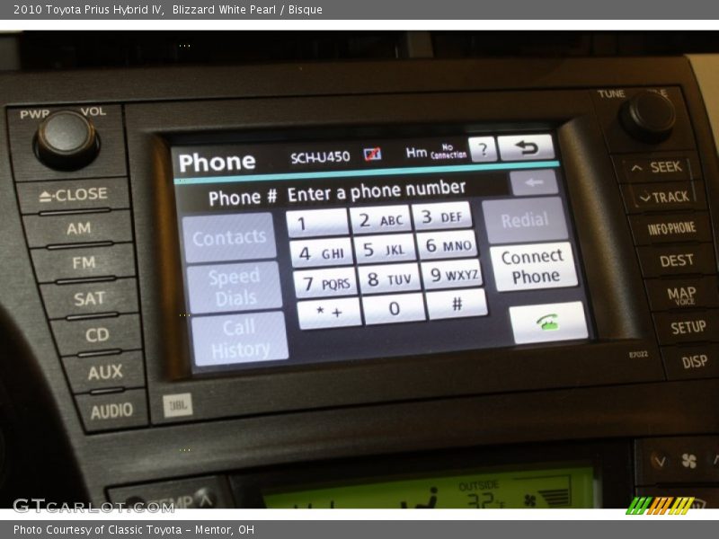 Blizzard White Pearl / Bisque 2010 Toyota Prius Hybrid IV