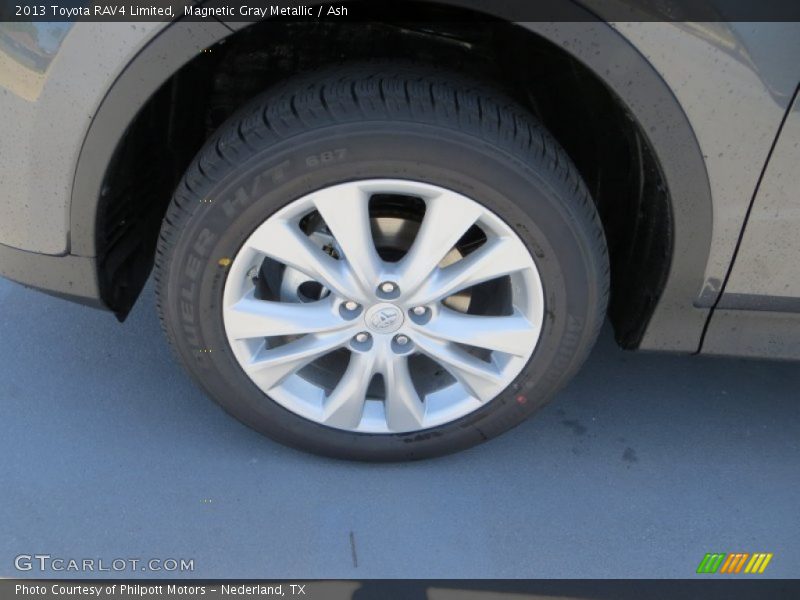 Magnetic Gray Metallic / Ash 2013 Toyota RAV4 Limited