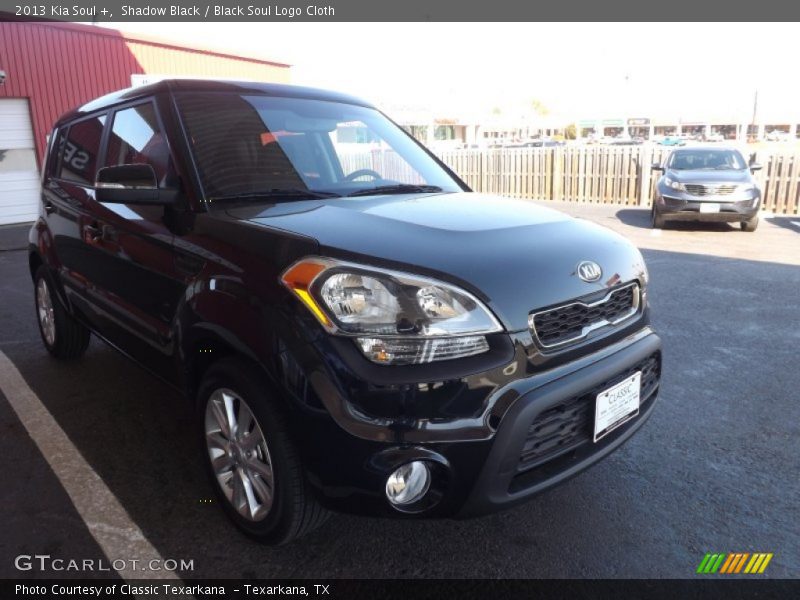 Shadow Black / Black Soul Logo Cloth 2013 Kia Soul +