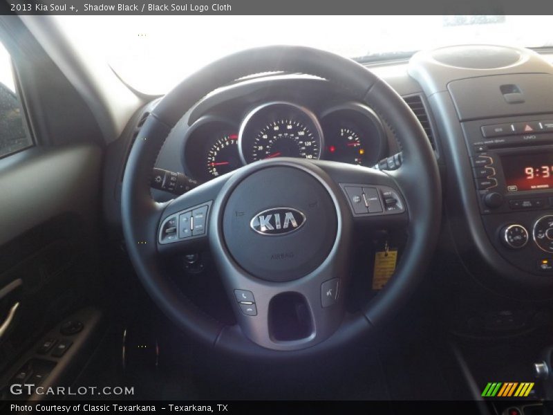 Shadow Black / Black Soul Logo Cloth 2013 Kia Soul +