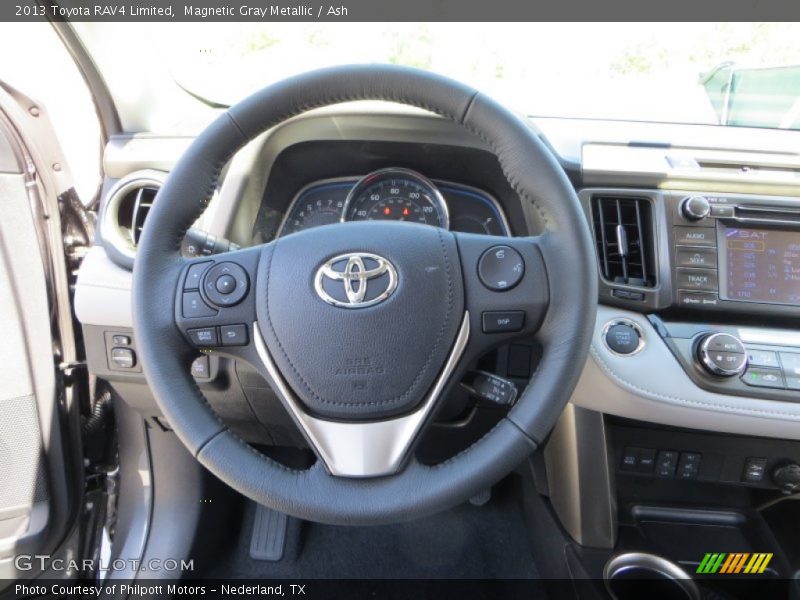 Magnetic Gray Metallic / Ash 2013 Toyota RAV4 Limited