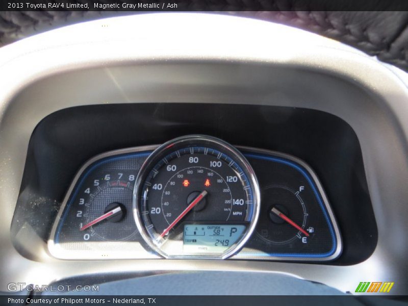 Magnetic Gray Metallic / Ash 2013 Toyota RAV4 Limited