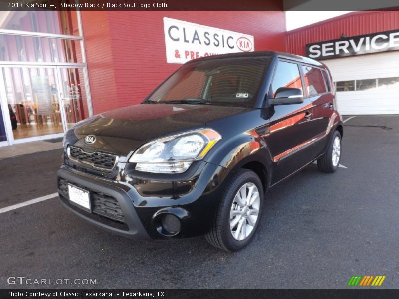 Shadow Black / Black Soul Logo Cloth 2013 Kia Soul +