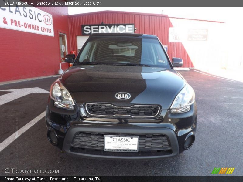 Shadow Black / Black Soul Logo Cloth 2013 Kia Soul +