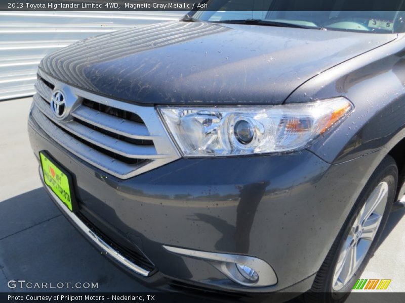 Magnetic Gray Metallic / Ash 2013 Toyota Highlander Limited 4WD