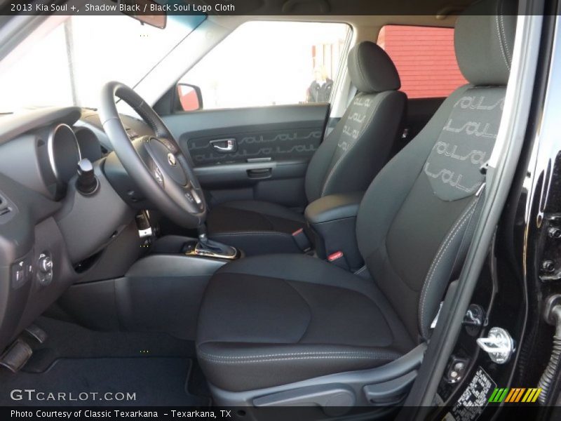 Shadow Black / Black Soul Logo Cloth 2013 Kia Soul +