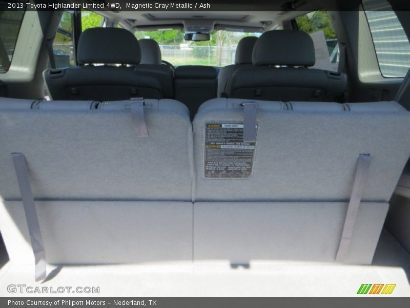 Magnetic Gray Metallic / Ash 2013 Toyota Highlander Limited 4WD
