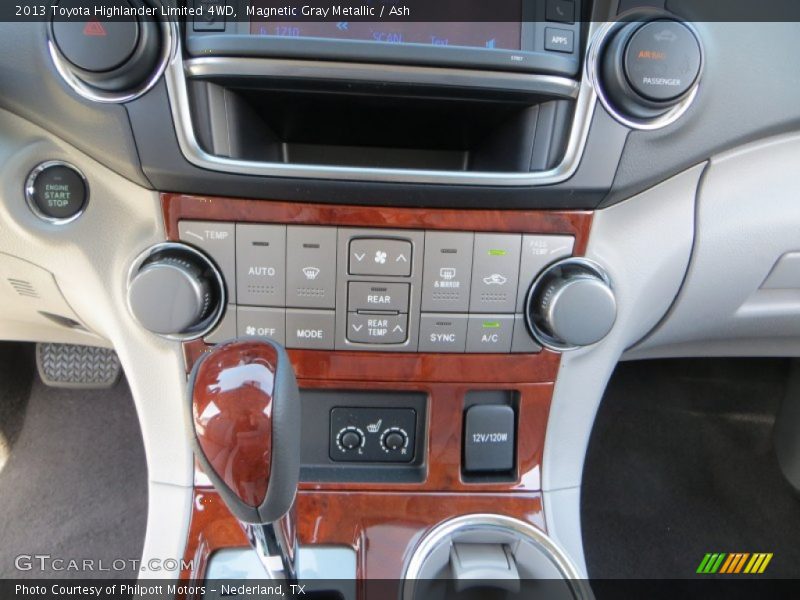 Magnetic Gray Metallic / Ash 2013 Toyota Highlander Limited 4WD