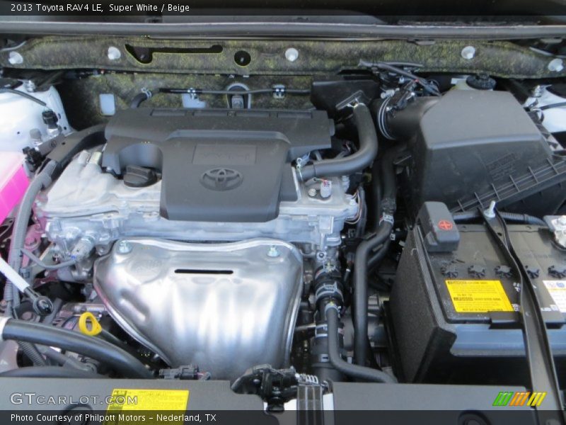 Super White / Beige 2013 Toyota RAV4 LE