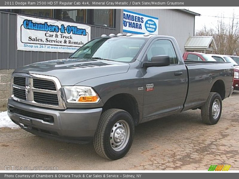 Mineral Gray Metallic / Dark Slate/Medium Graystone 2011 Dodge Ram 2500 HD ST Regular Cab 4x4