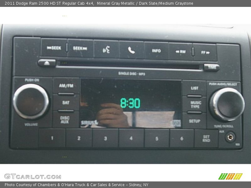 Mineral Gray Metallic / Dark Slate/Medium Graystone 2011 Dodge Ram 2500 HD ST Regular Cab 4x4