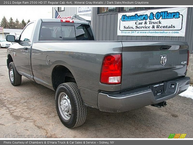 Mineral Gray Metallic / Dark Slate/Medium Graystone 2011 Dodge Ram 2500 HD ST Regular Cab 4x4