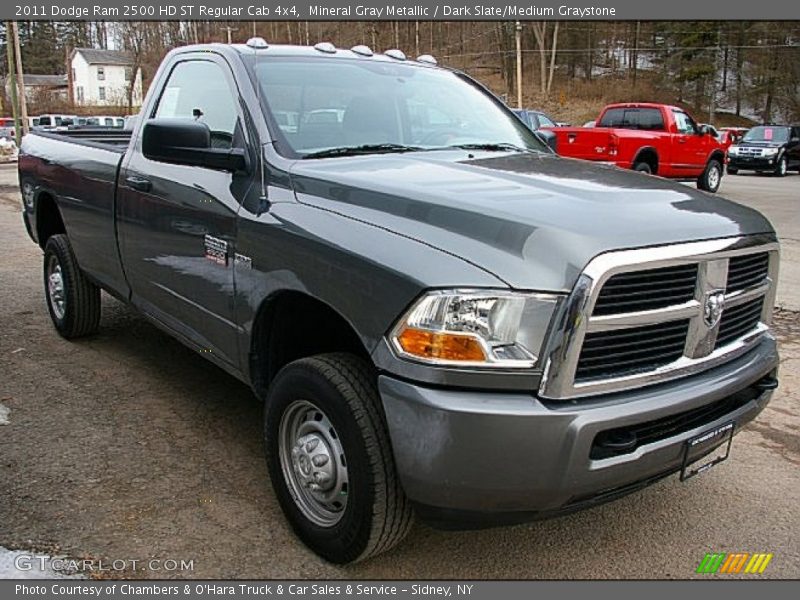 Mineral Gray Metallic / Dark Slate/Medium Graystone 2011 Dodge Ram 2500 HD ST Regular Cab 4x4