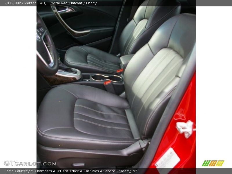 Crystal Red Tintcoat / Ebony 2012 Buick Verano FWD