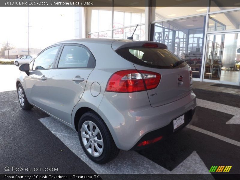 Silverstone Beige / Black 2013 Kia Rio EX 5-Door