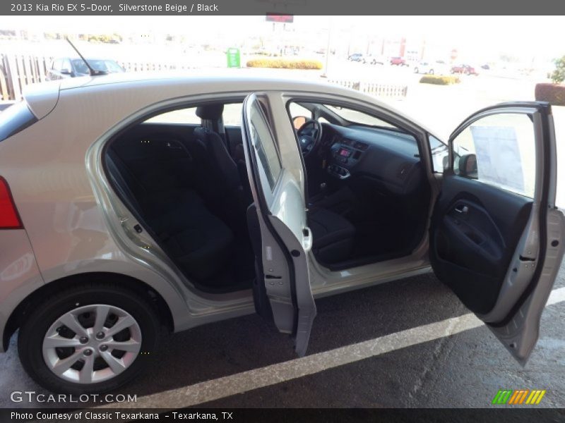 Silverstone Beige / Black 2013 Kia Rio EX 5-Door
