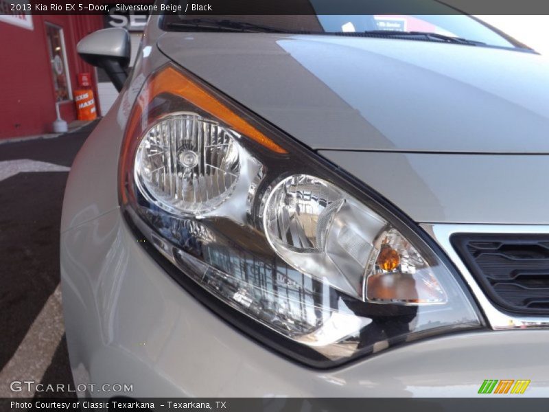 Silverstone Beige / Black 2013 Kia Rio EX 5-Door