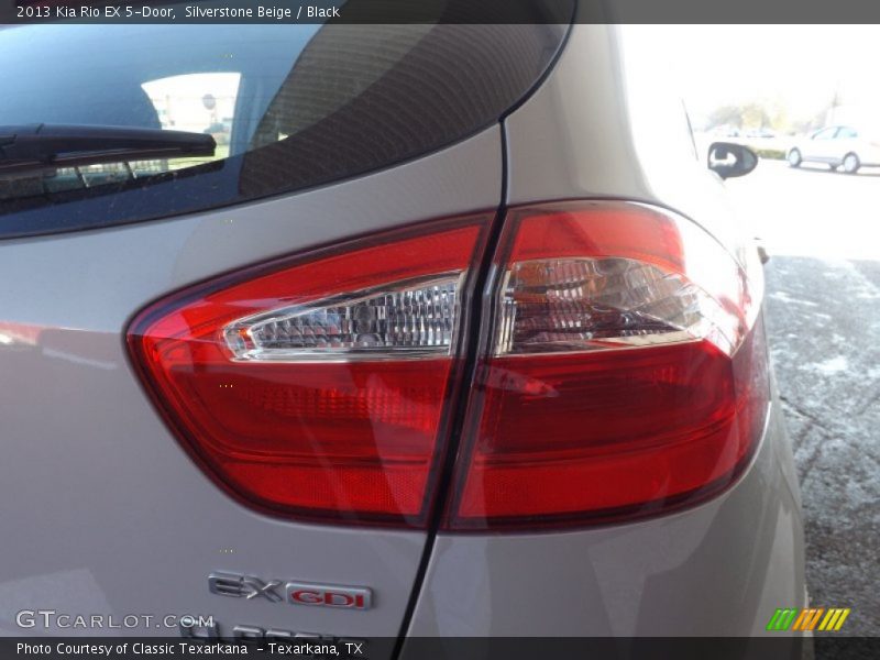 Silverstone Beige / Black 2013 Kia Rio EX 5-Door