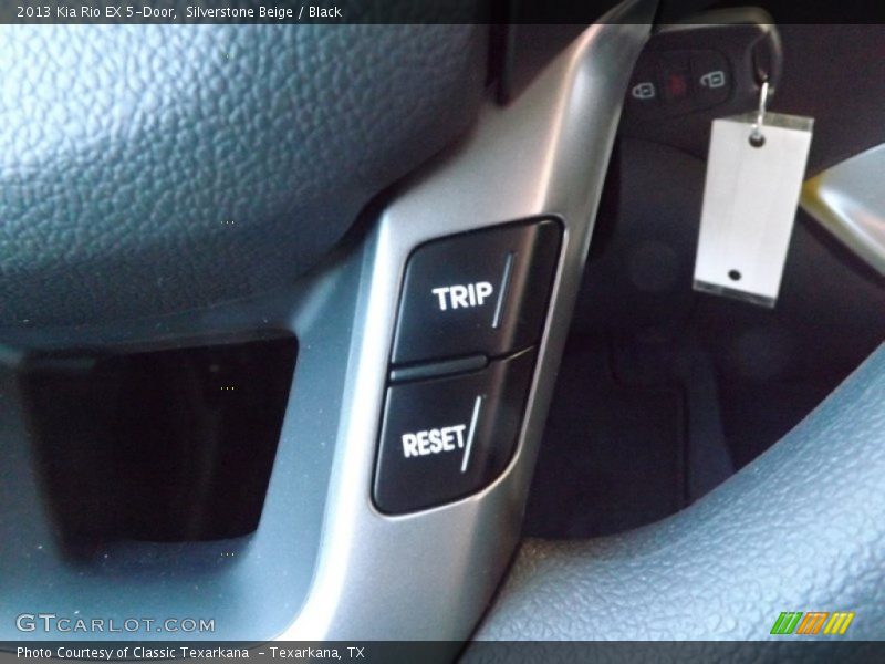 Silverstone Beige / Black 2013 Kia Rio EX 5-Door