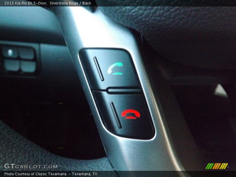 Silverstone Beige / Black 2013 Kia Rio EX 5-Door