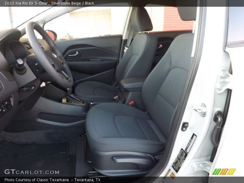 Silverstone Beige / Black 2013 Kia Rio EX 5-Door