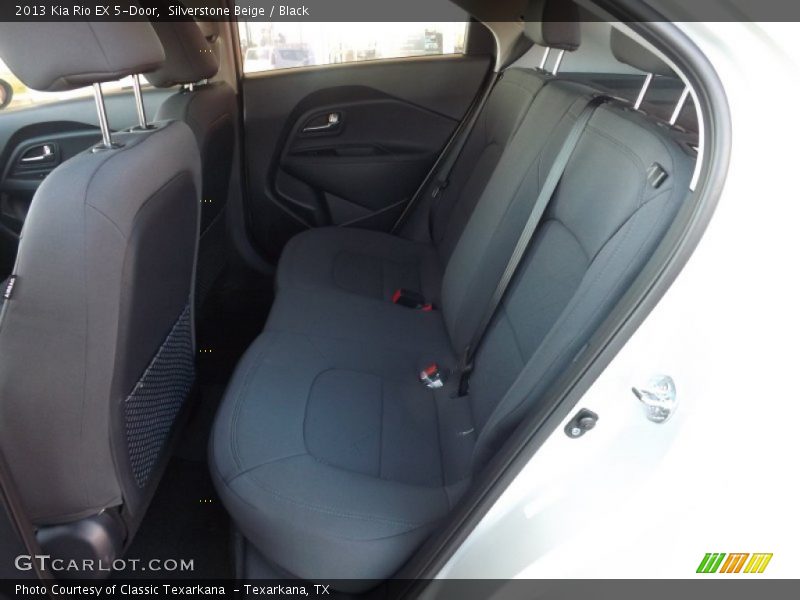 Silverstone Beige / Black 2013 Kia Rio EX 5-Door