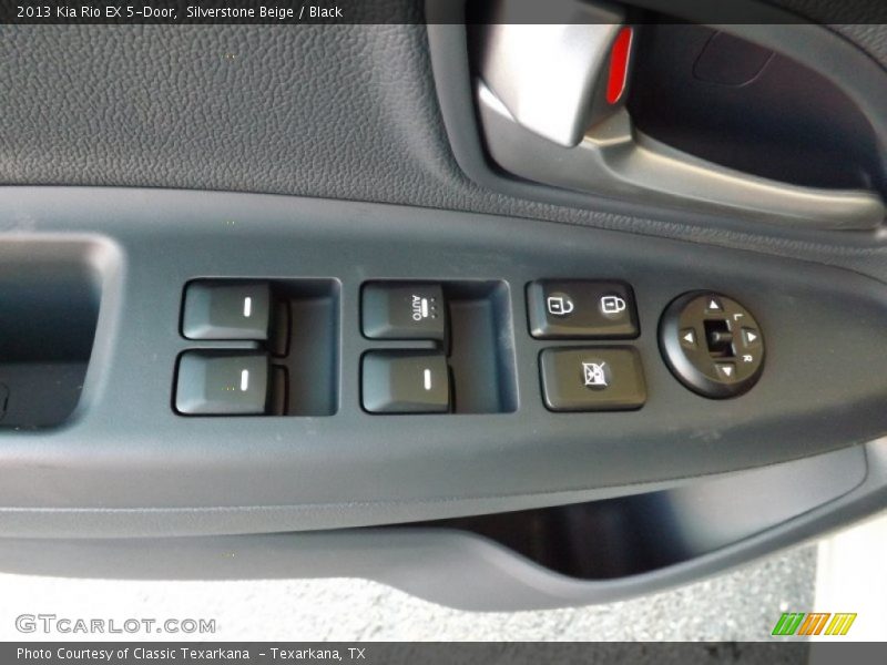 Silverstone Beige / Black 2013 Kia Rio EX 5-Door