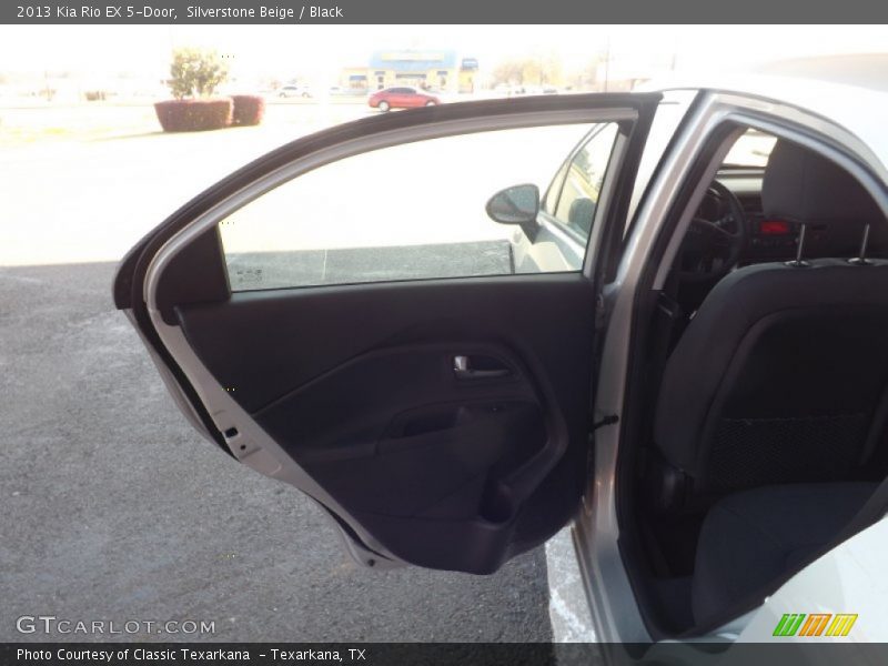 Silverstone Beige / Black 2013 Kia Rio EX 5-Door