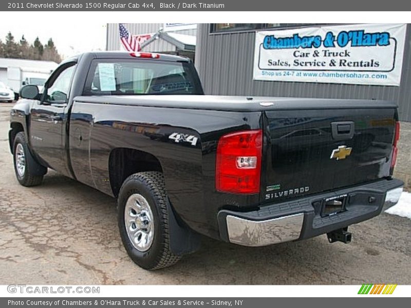 Black / Dark Titanium 2011 Chevrolet Silverado 1500 Regular Cab 4x4