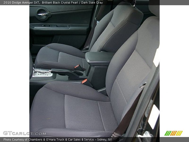 Brilliant Black Crystal Pearl / Dark Slate Gray 2010 Dodge Avenger SXT