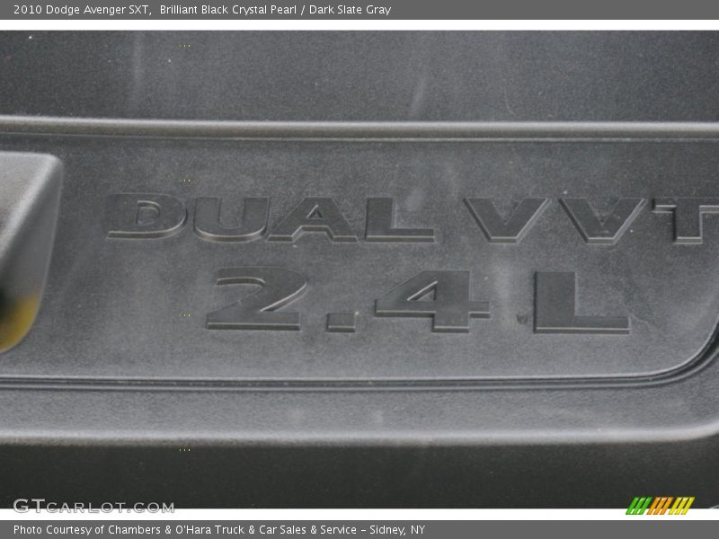 Brilliant Black Crystal Pearl / Dark Slate Gray 2010 Dodge Avenger SXT