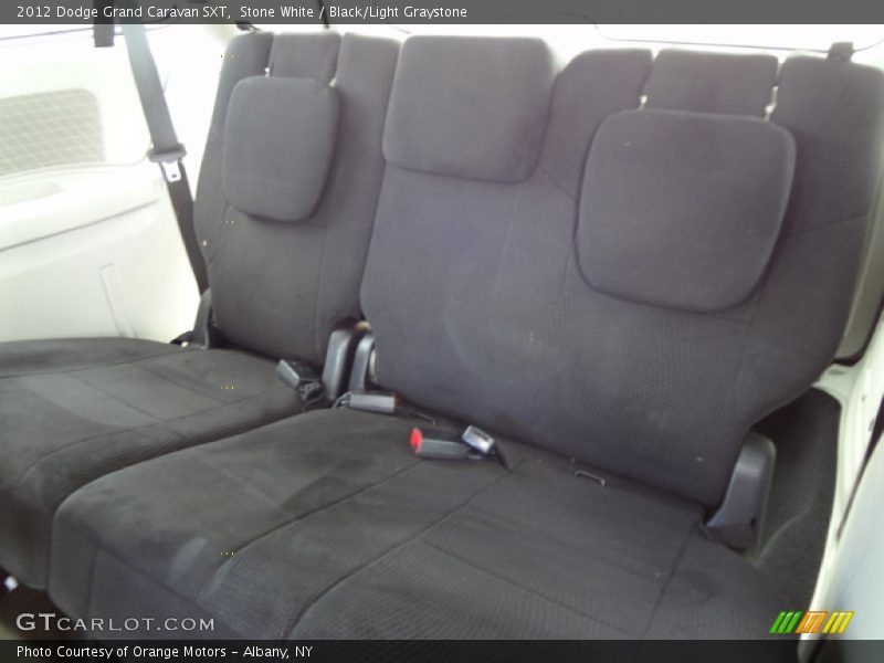 Stone White / Black/Light Graystone 2012 Dodge Grand Caravan SXT