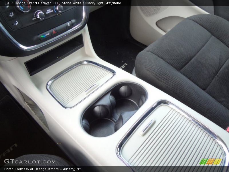 Stone White / Black/Light Graystone 2012 Dodge Grand Caravan SXT