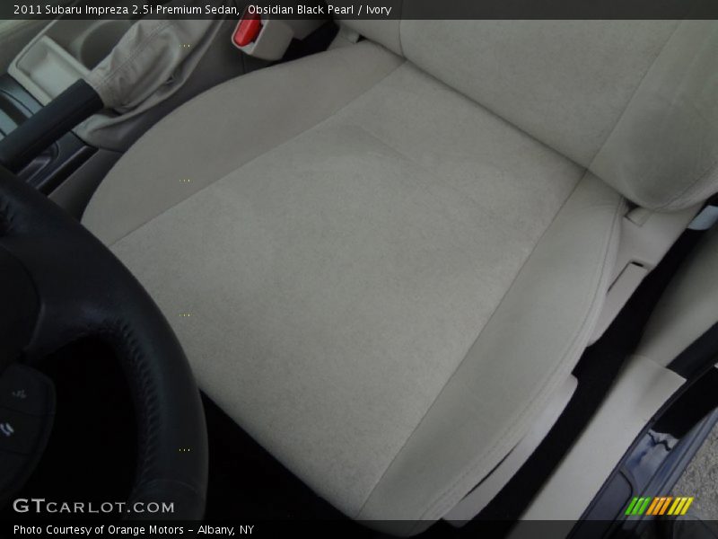 Obsidian Black Pearl / Ivory 2011 Subaru Impreza 2.5i Premium Sedan