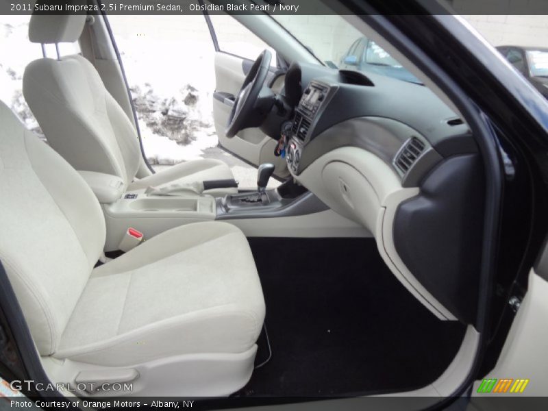 Obsidian Black Pearl / Ivory 2011 Subaru Impreza 2.5i Premium Sedan