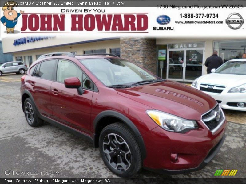Venetian Red Pearl / Ivory 2013 Subaru XV Crosstrek 2.0 Limited