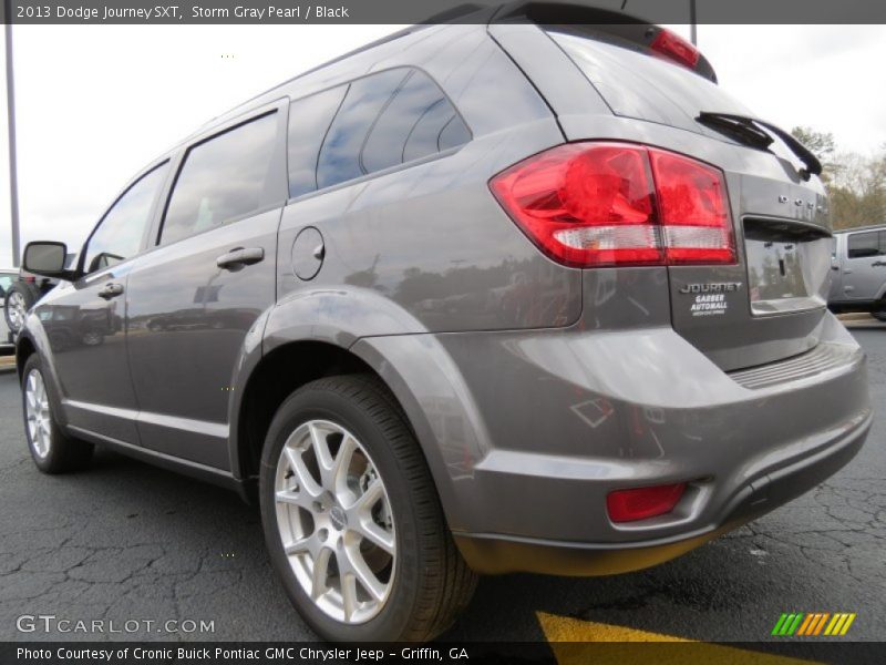Storm Gray Pearl / Black 2013 Dodge Journey SXT