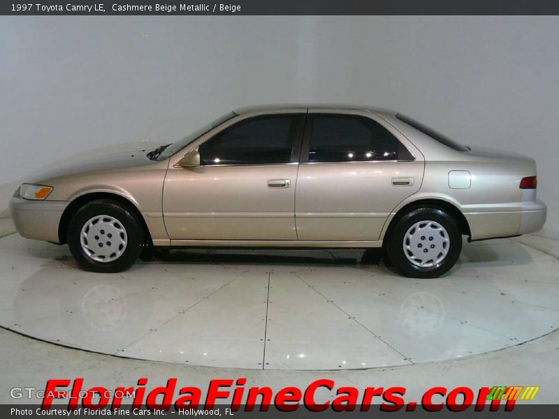 Cashmere Beige Metallic / Beige 1997 Toyota Camry LE