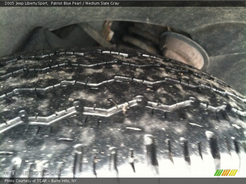 Patriot Blue Pearl / Medium Slate Gray 2005 Jeep Liberty Sport