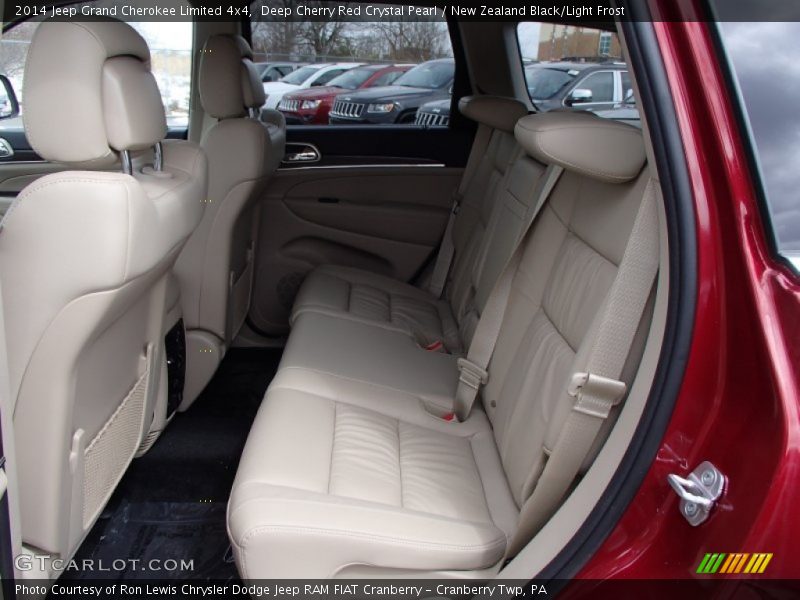 Rear Seat of 2014 Grand Cherokee Limited 4x4