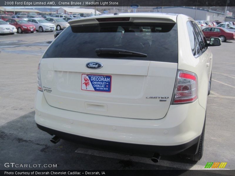 Creme Brulee / Medium Light Stone 2008 Ford Edge Limited AWD