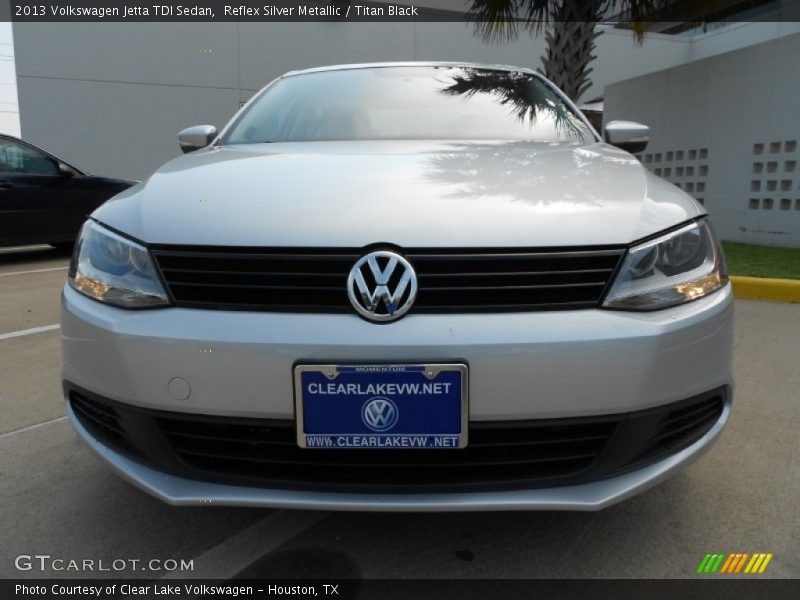 Reflex Silver Metallic / Titan Black 2013 Volkswagen Jetta TDI Sedan